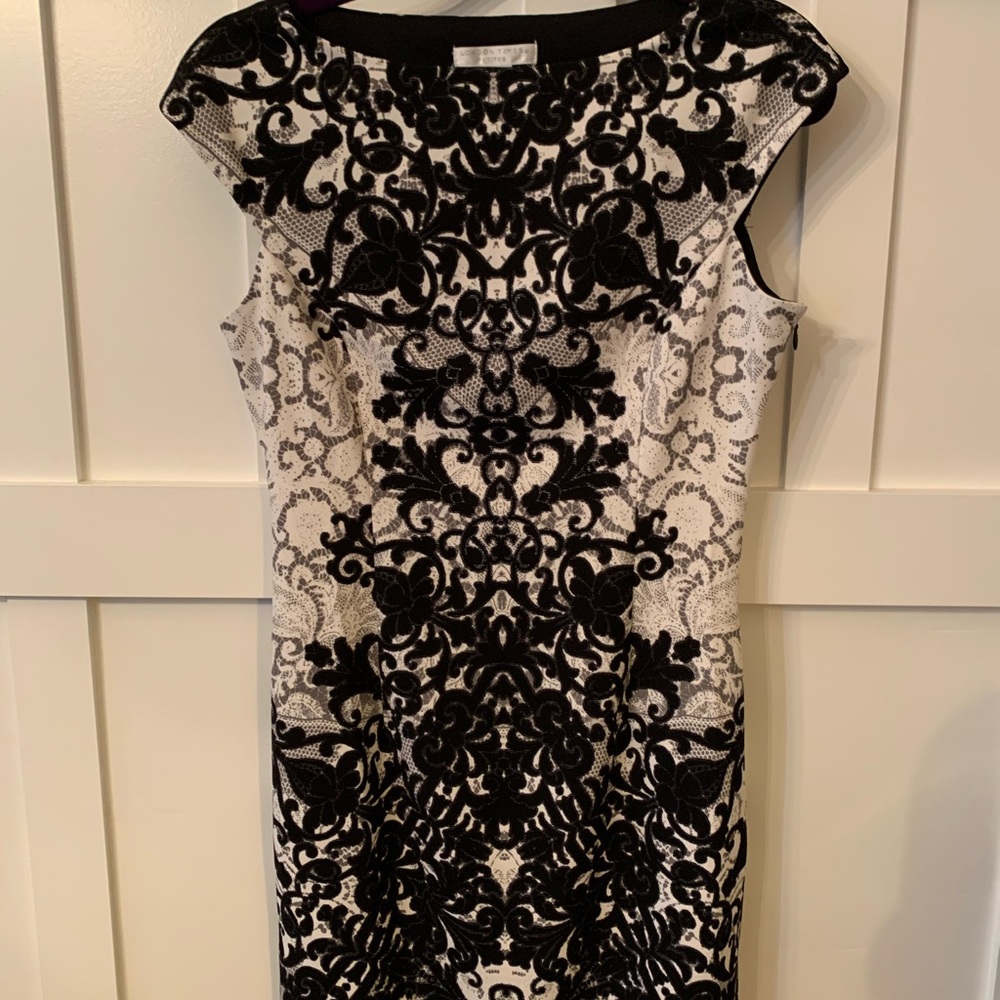 B/W London Times sheath dress, Size Petite M